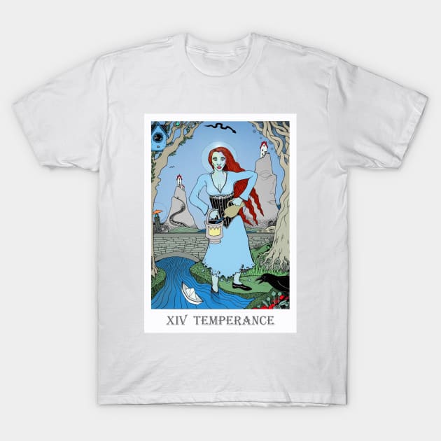 Tarot Temperance T-Shirt by christoph